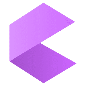 Stylized purple geometric "C" shape, formed by two interlocking chevrons, used as the favicon for Classic Art Puzzles.