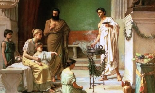 A Sick Child Brought Into the Temple: Waterhouse