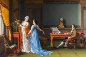 The Earl of La Forest With His Wife and Daughter: A Study in Harmony