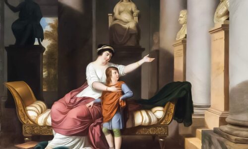 Princess Anna Alexandrovna Galitzine Teaching Her Eldest Son: Inheritance of Virtue