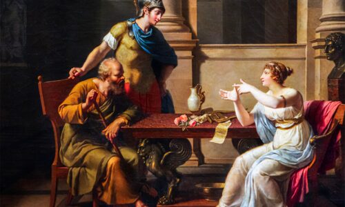 When Minds Meet: The Debate of Socrates and Aspasia