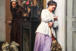 A Domestic Incident: Trouble Behind the Curtain