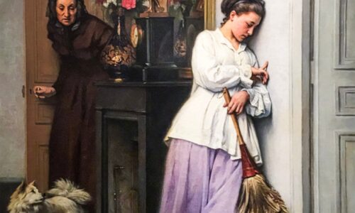 A Domestic Incident: Trouble Behind the Curtain