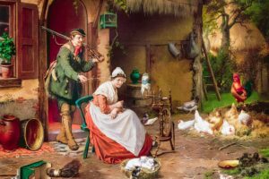 Farmyard Scene: Love in a Tease and Tumble