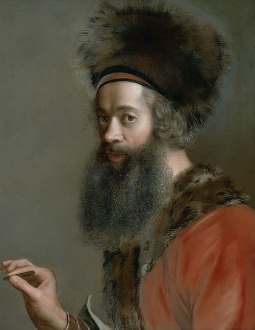 Jean Etienne Liotard Selbstbildnis in turkischer Tracht ca. 1746