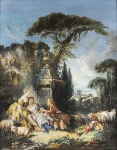 Boucher’s Bliss: Into “Pastoral Scene” Painting