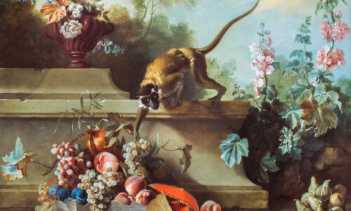 Playful Nature: ‘Still Life with Monkey, Fruits, and Flowers’