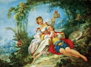 Joyful Romance: Fragonard’s ‘The Happy Lovers’