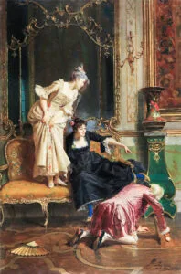 The Ladies Scared by a Mouse: Comedy in Gold Trim