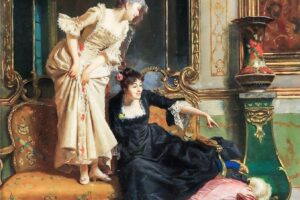 The Ladies Scared by a Mouse: Comedy in Gold Trim