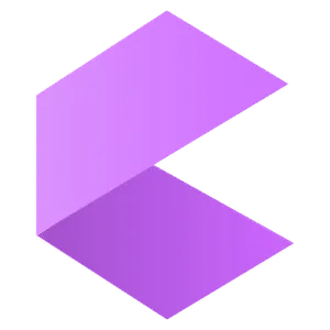 Stylized purple geometric "C" shape, formed by two interlocking chevrons, used as the favicon for Classic Art Puzzles.