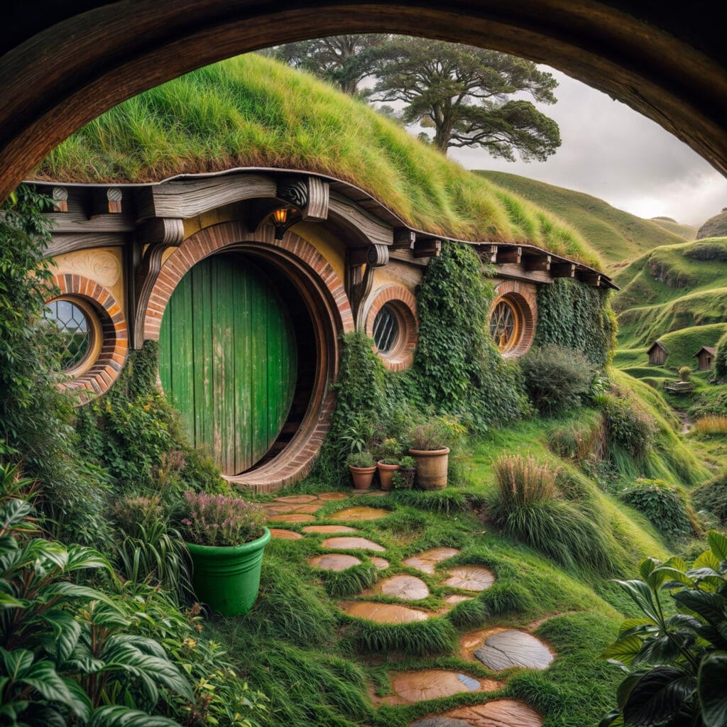 2 New Zealand Hobbiton™ Movie Set B