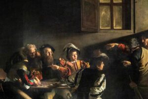 The Calling of Saint Matthew: Chosen in shadow