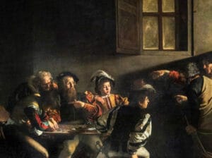The Calling of Saint Matthew: Chosen in shadow