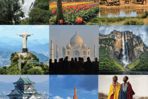 16 Free Printable Spot the Difference Games: Around the World