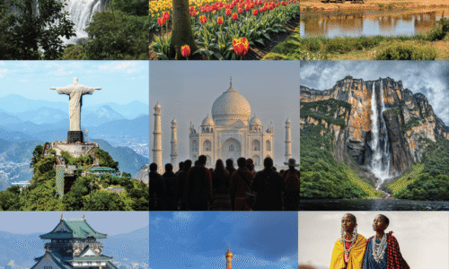 16 Free Printable Spot the Difference Games: Around the World